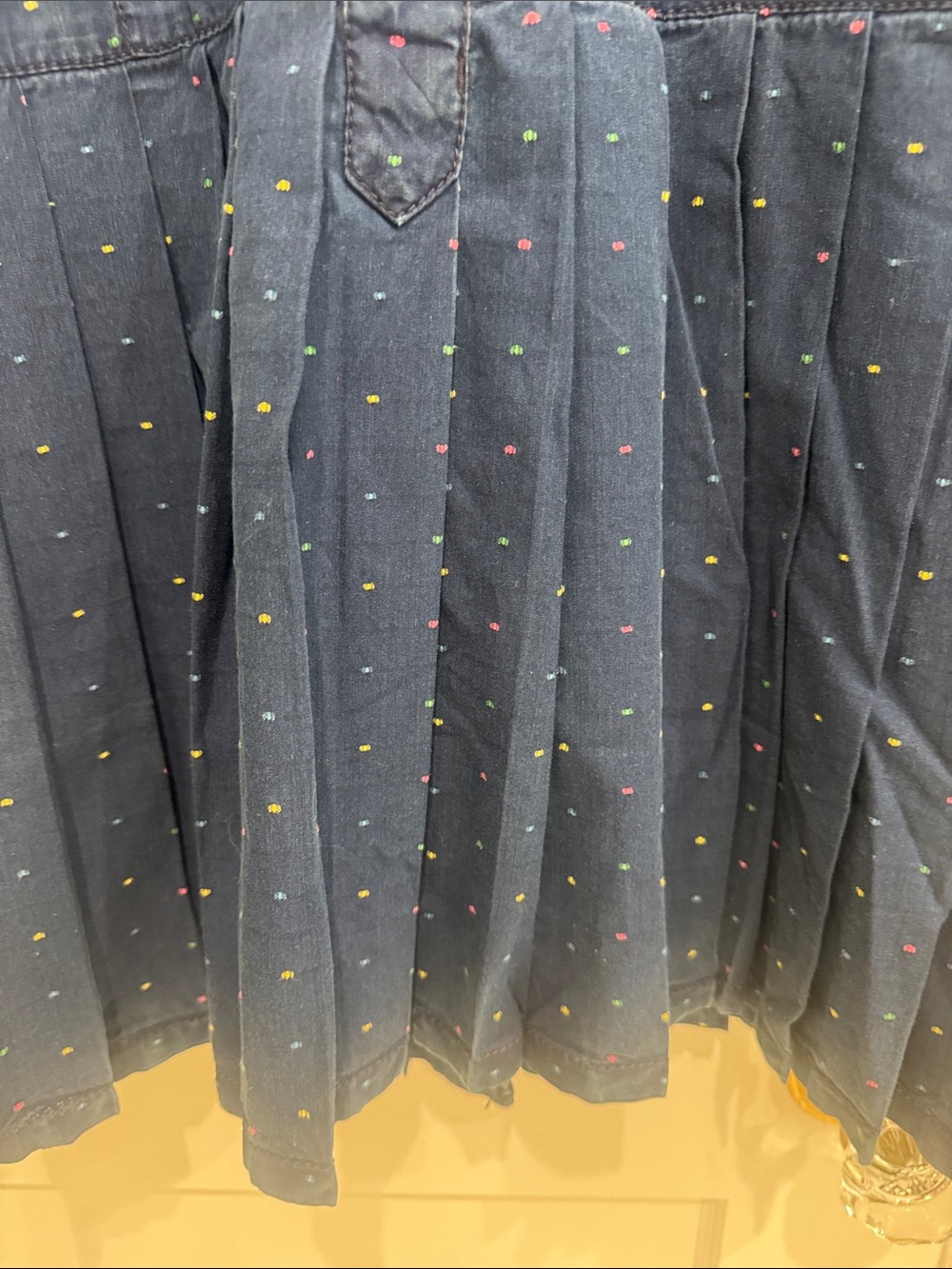 Gucci Kids Denim multi color Confetti Dress Size 10 GG Italy - Picture 6 of 17